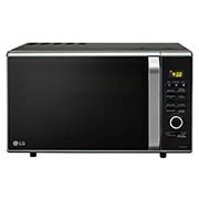LG MJ2887BFUM charcoal convection microwave front view