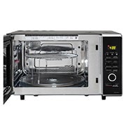LG 28 L Charcoal Convection Microwave Oven with Charcoal Lighting Heater, Diet Fry, Motorised Rotisserie, Black, MJ2887BFUM