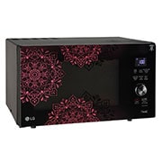 LG 28 L Scan-To-Cook Charcoal Countertop Microwave Oven, Wi-Fi, Diet Fry?, Motorised Rotisserie, Healthy Heart?, Black, MJEN286VIW