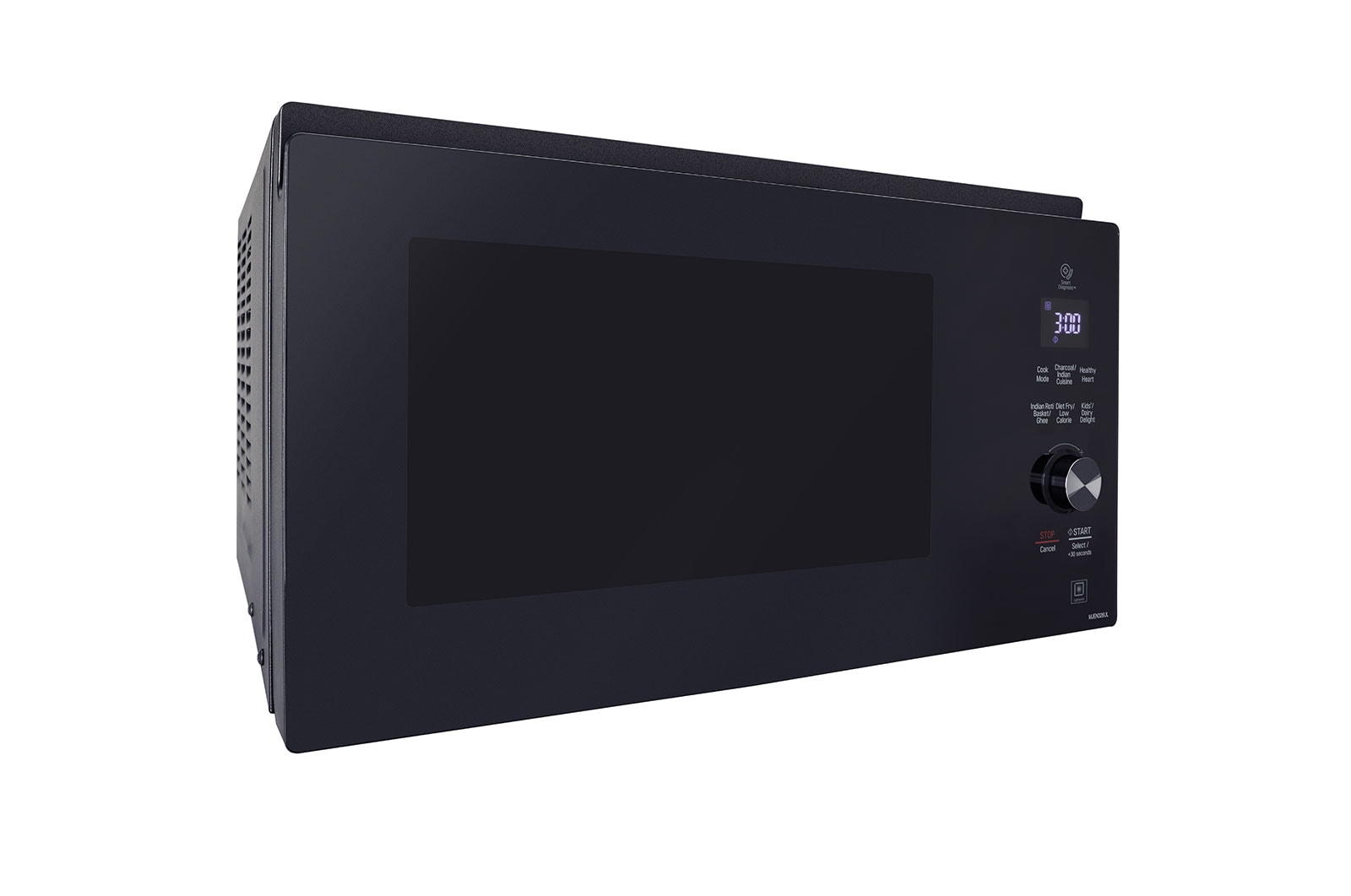 LG 32 L All-in-One NeoChef Charcoal Convection Microwave Oven with Healthy Heart, Diet Fry, Motorised Rotisserie, Black, MJEN326UL