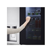 LG Knock Twice, See Inside, 674L InstaView Door-in-Door?, Side-by-Side Refrigerator with Inverter Linear Compressor, DoorCooling+?, GC-X257CSES