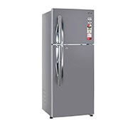 LG 242L Double Door Refrigerator with Door Cooling+?, Multi Air Flow, Shiny Steel Finish, 3 Star, GL-I292RPZX