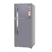LG 242L Double Door Refrigerator with Door Cooling+?, Multi Air Flow, Shiny Steel Finish, 3 Star, GL-I292RPZX