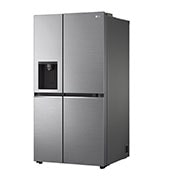 LG 635L, Side-by-Side Refrigerator, Water & Ice Dispenser, Shiny Steel Finish, 3 Star, GL-L257CPZX