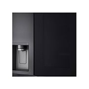 LG 635L Side-by-Side Refrigerator, InstaView Door-in-Door?, Matte Black Finish, 3 Star, GL-X257AMCX