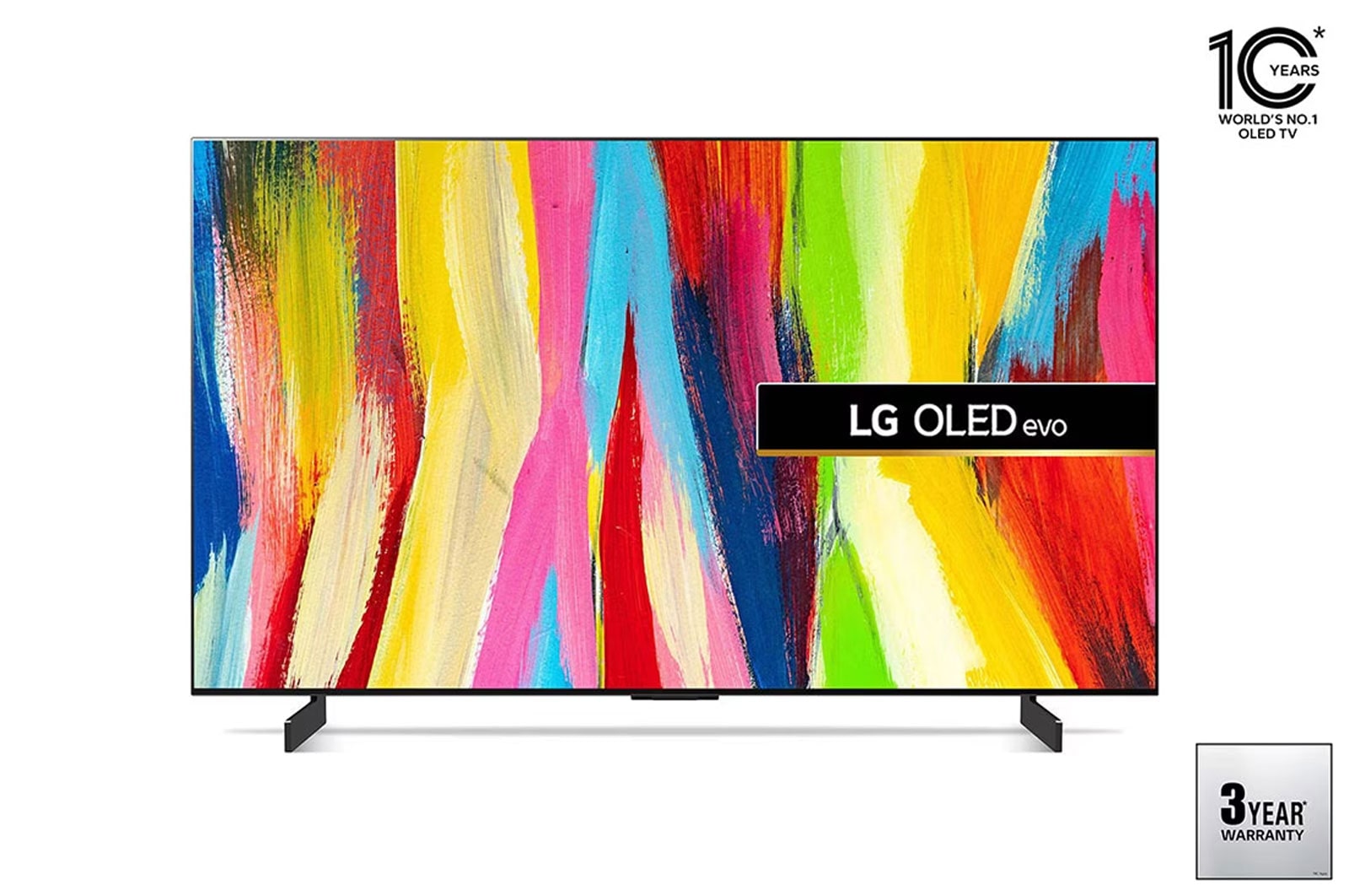 LG OLED48C2PSA OLED evo front view