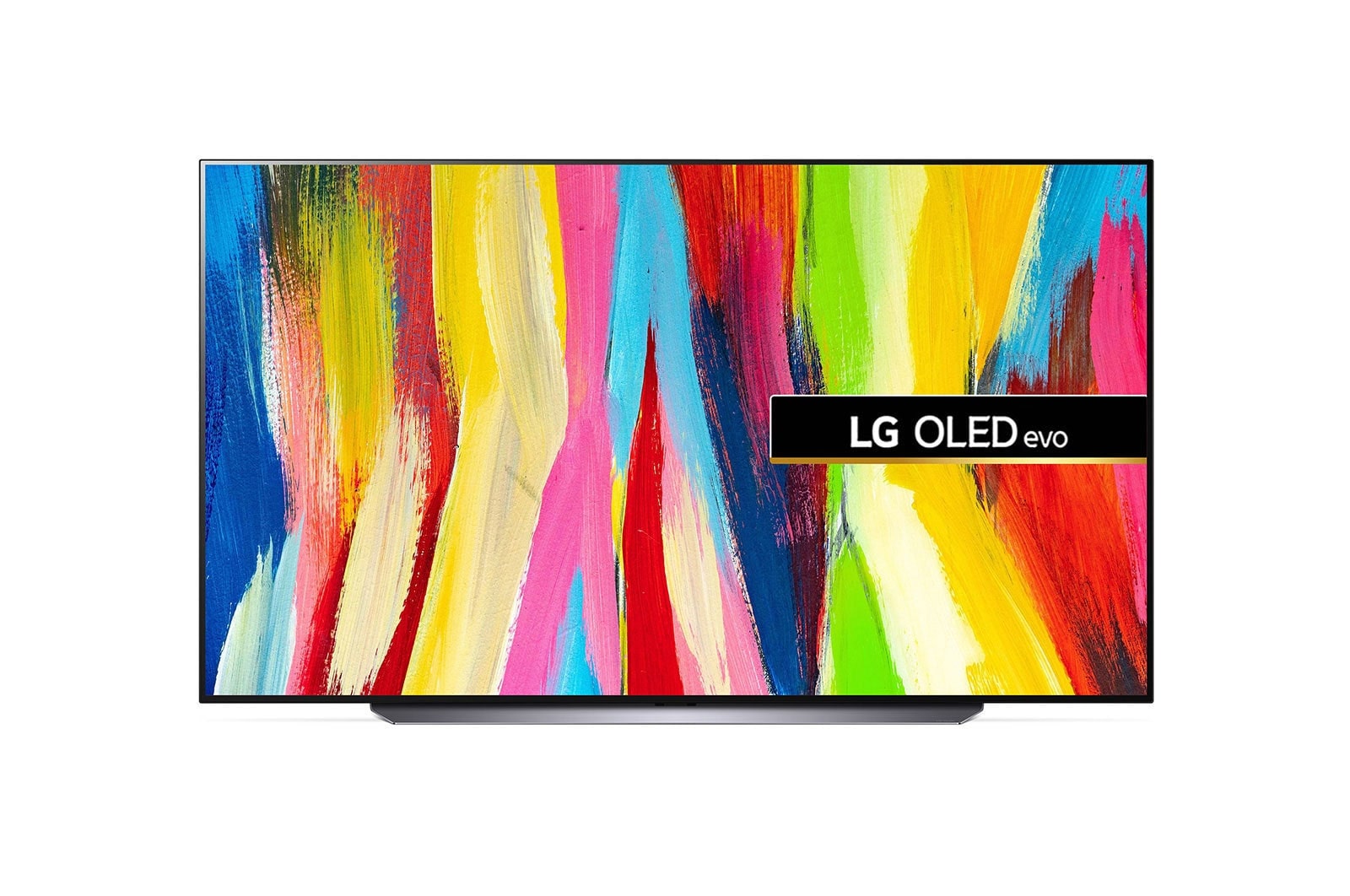 LG OLED83C2PSA OLED evo front view