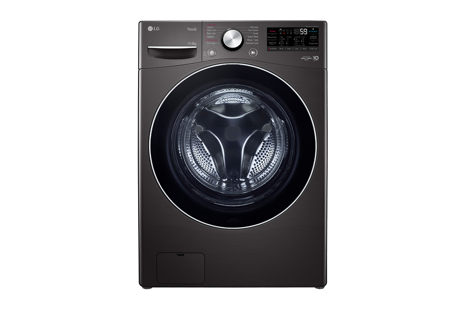 LG FHD1508STB Washer Dryers front view
