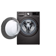 LG 15/8Kg Front Load Washer-Dryer, AI Direct Drive?, Black VCM, FHD1508STB