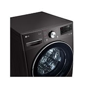 LG 15/8Kg Front Load Washer-Dryer, AI Direct Drive?, Black VCM, FHD1508STB