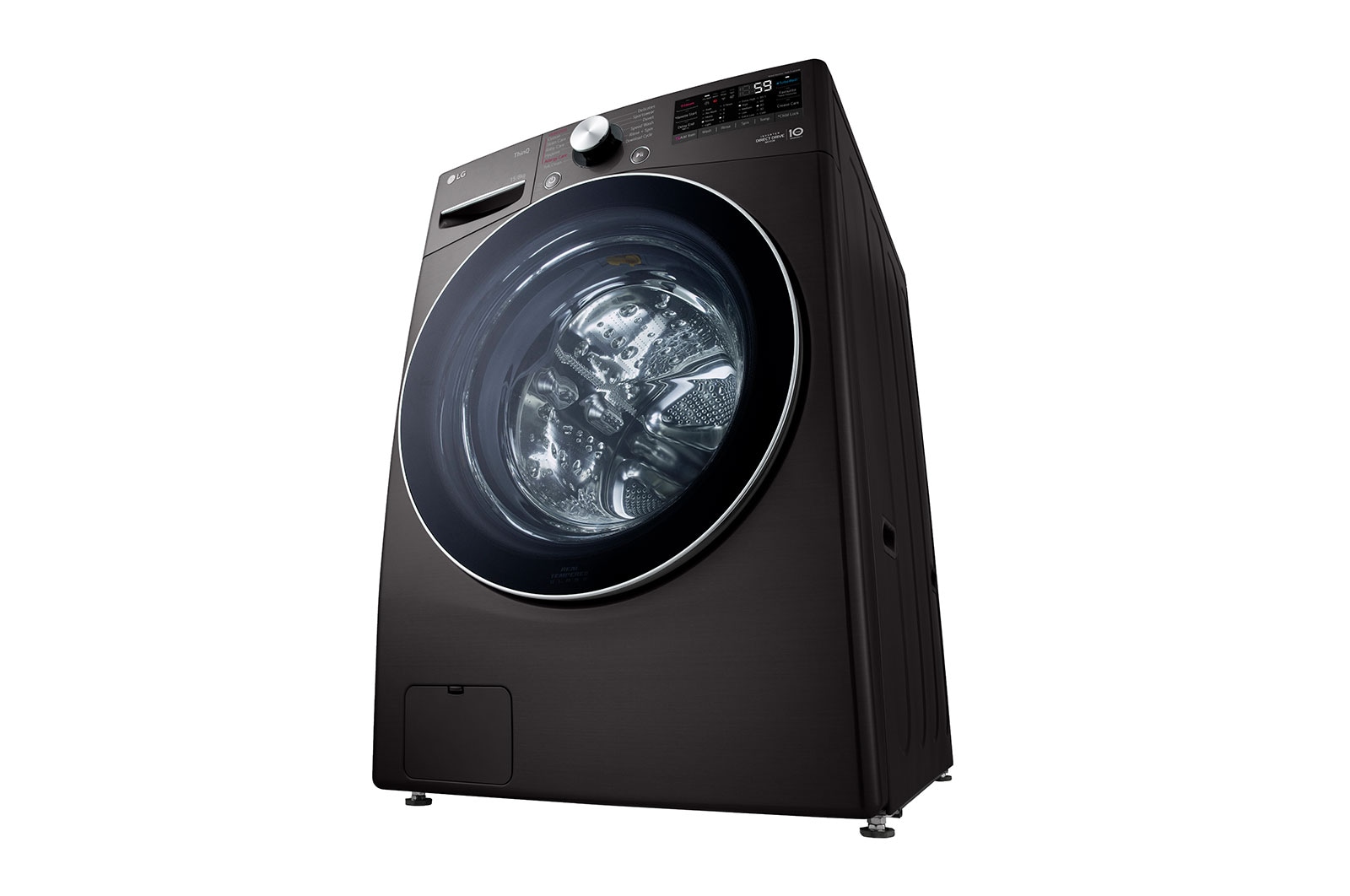 LG 15/8Kg Front Load Washer-Dryer, AI Direct Drive?, Black VCM, FHD1508STB