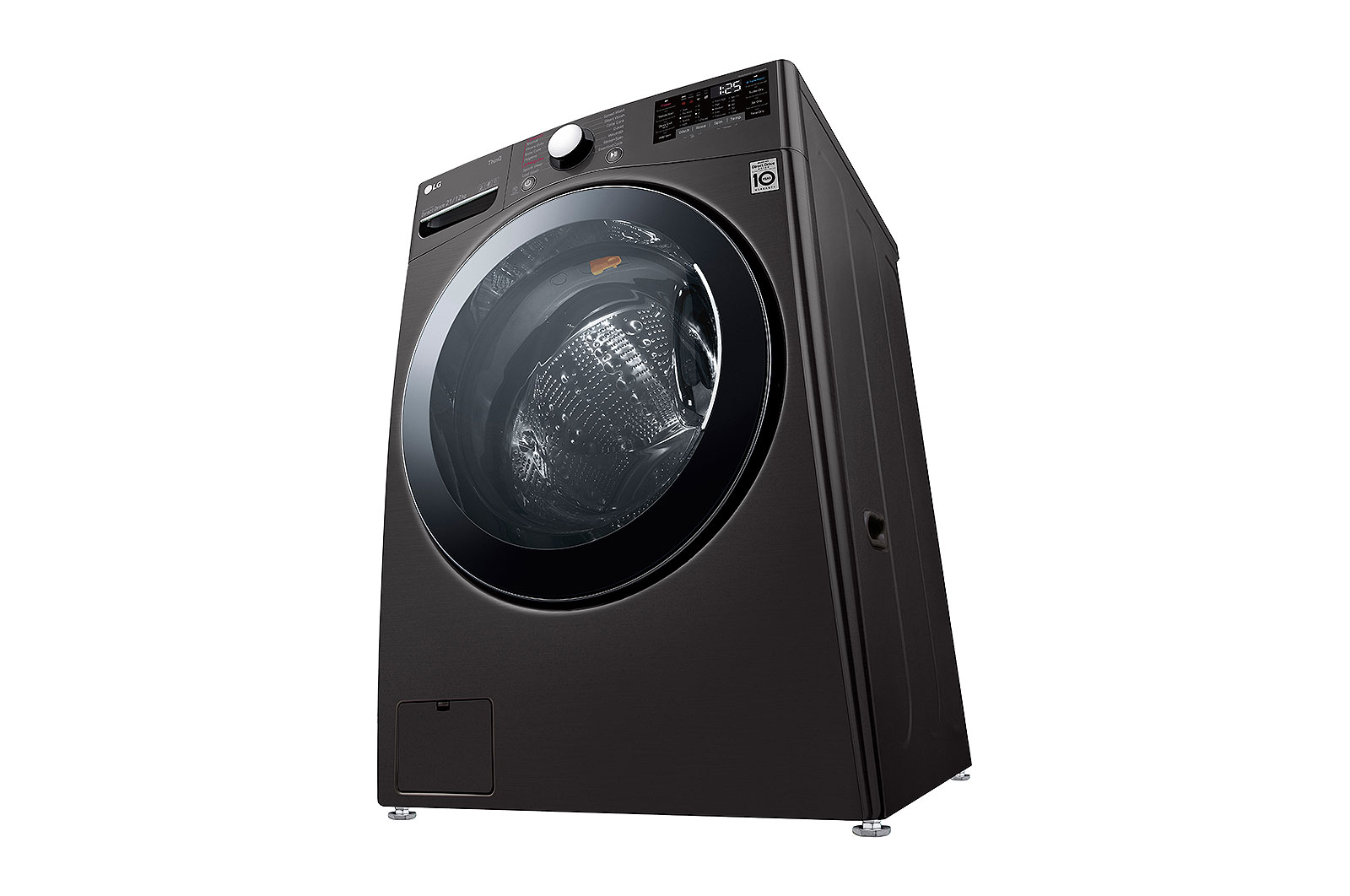 LG 21/12Kg Front Load Washer-Dryer, Inverter Direct Drive?, Black VCM, FHD2112STB