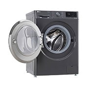 LG 8Kg Front Load Washing Machine, AI Direct Drive?, Steam, Wifi, Middle Black, FHP1208Z5M