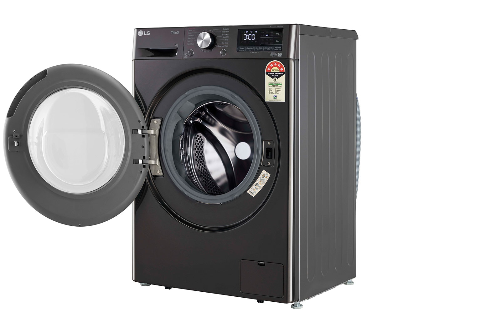 LG 9Kg Front Load Washing Machine, AI Direct Drive?, Black VCM, FHP1209Z9B
