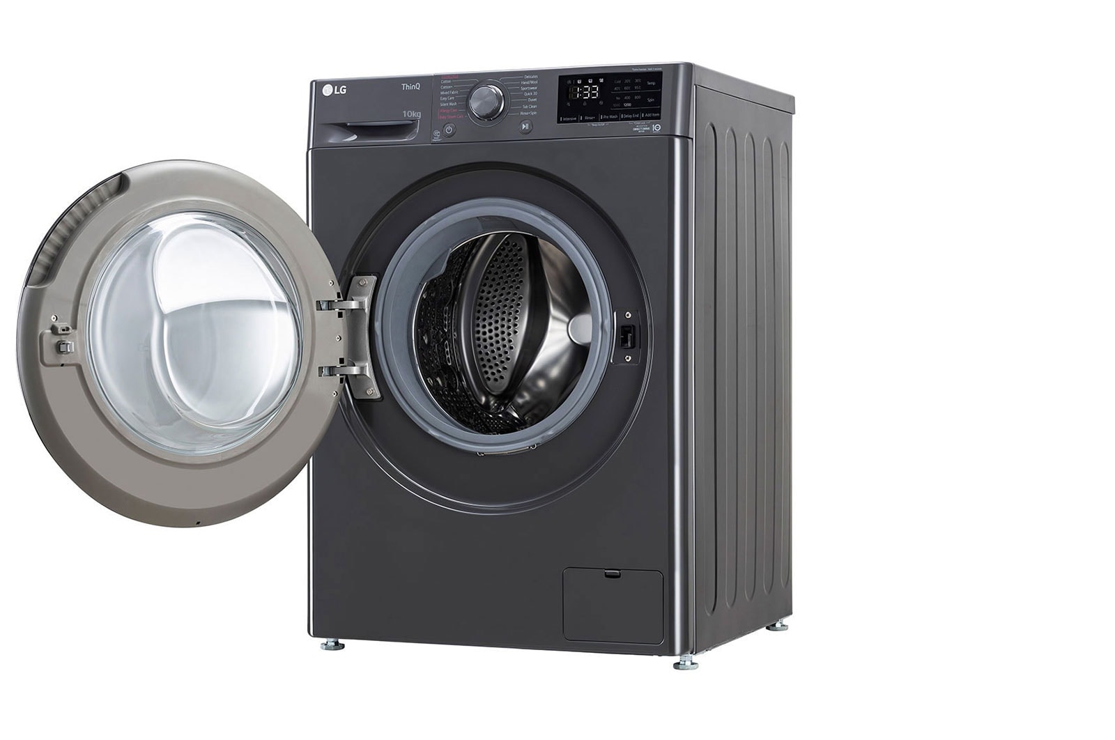 LG 10Kg Front Load Washing Machine, AI Direct Drive?, Middle Black, FHP1410Z5M