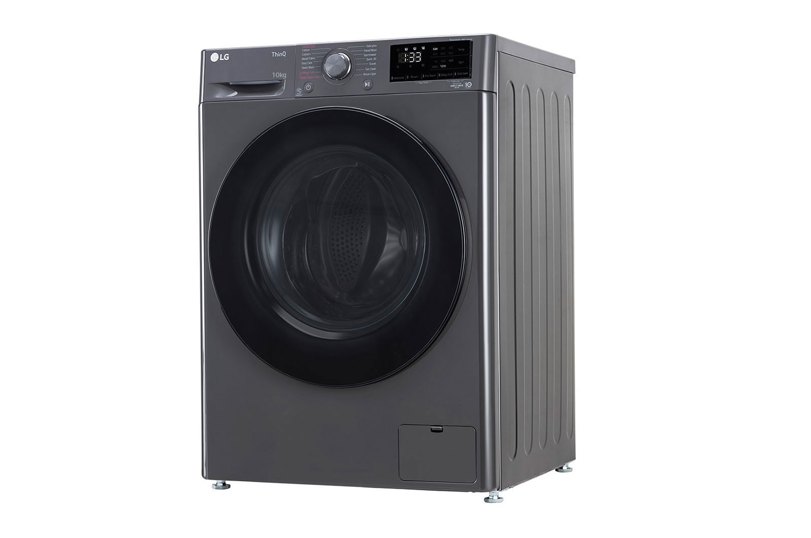 LG 10Kg Front Load Washing Machine, AI Direct Drive?, Middle Black, FHP1410Z5M