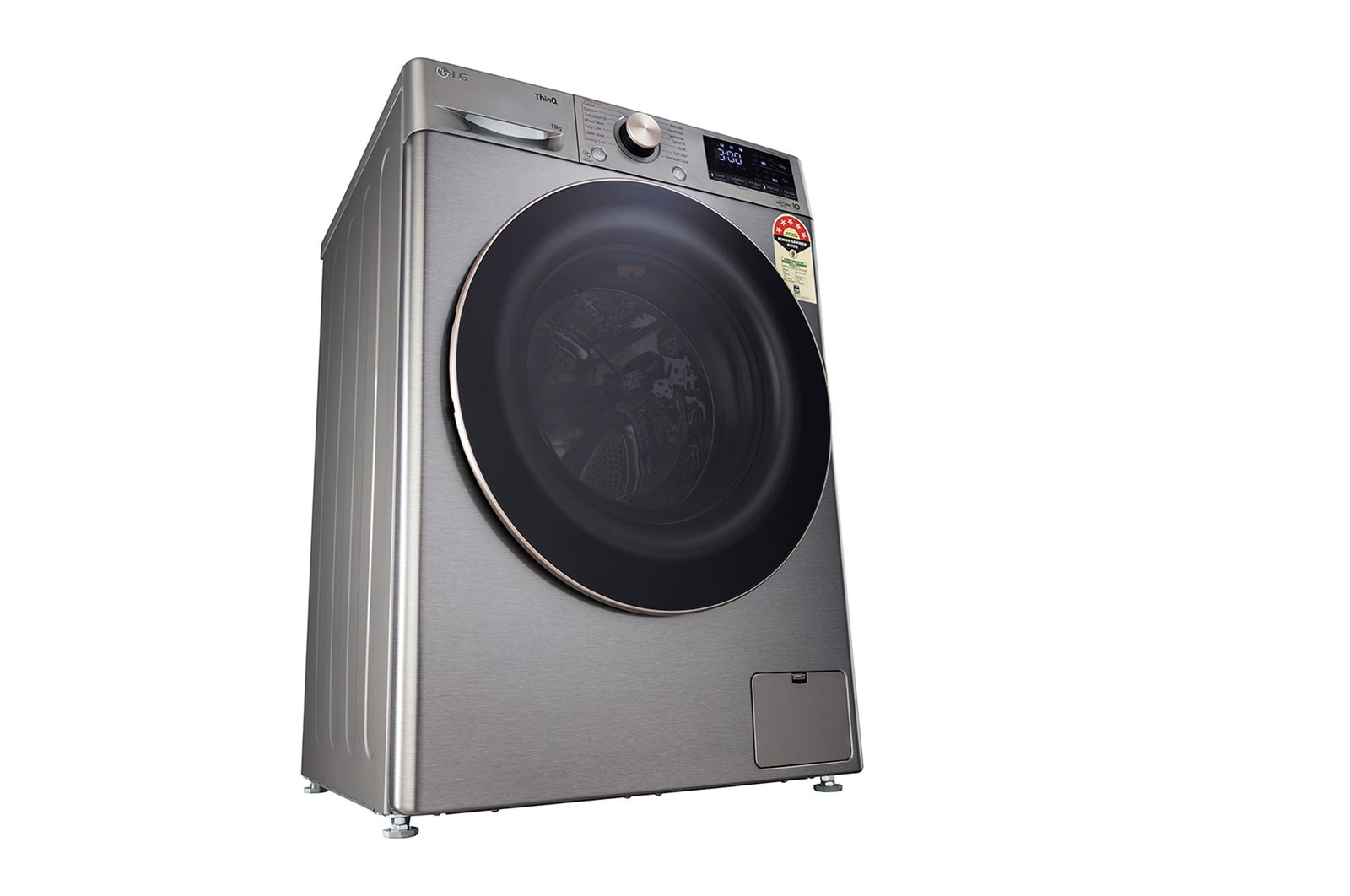 LG 11Kg Front Load Washing Machine, AI Direct Drive?, Platinum Silver, FHP1411Z9P