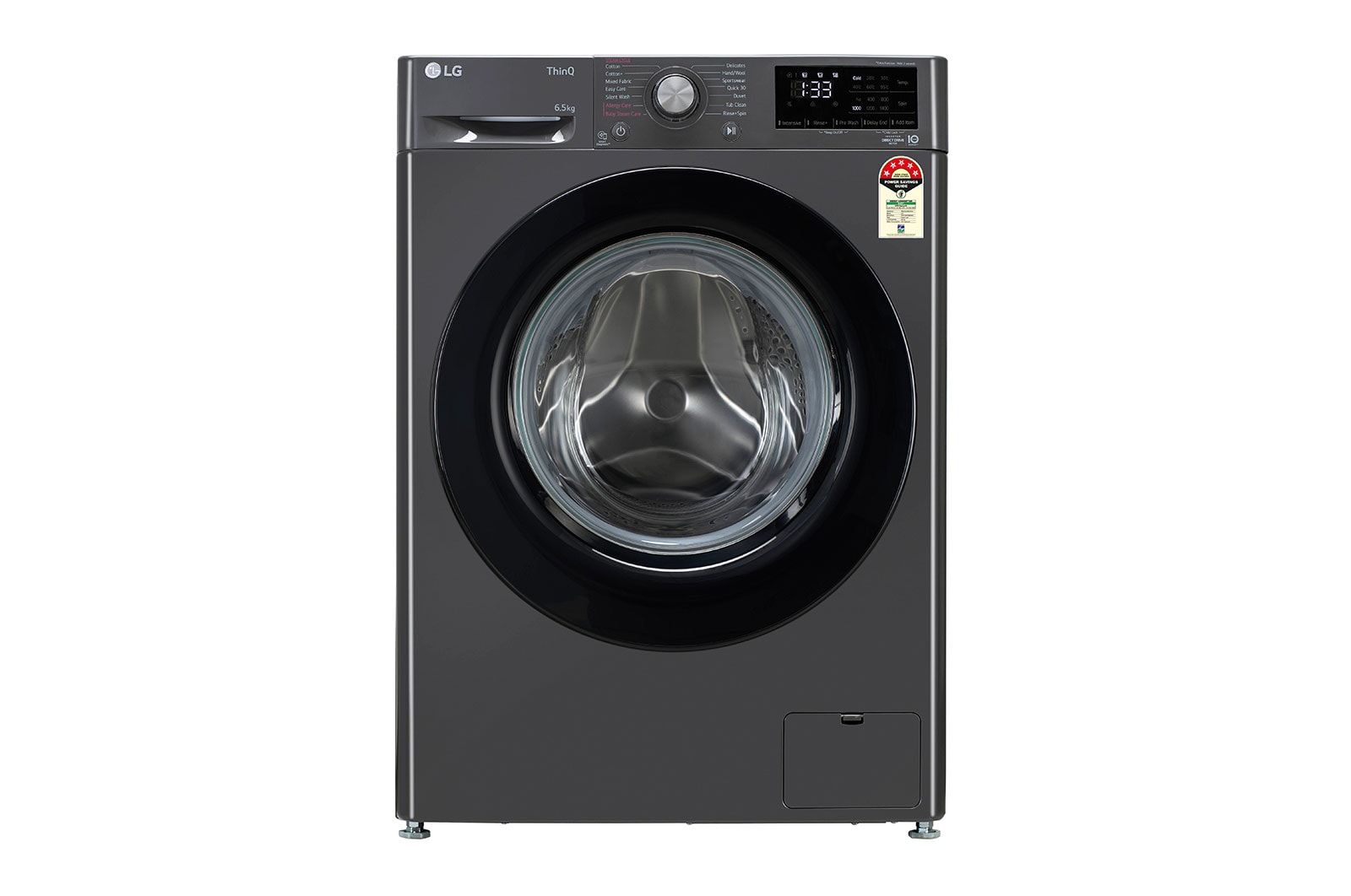 LG FHV1265Z2M Front Loading Washing Machines front view