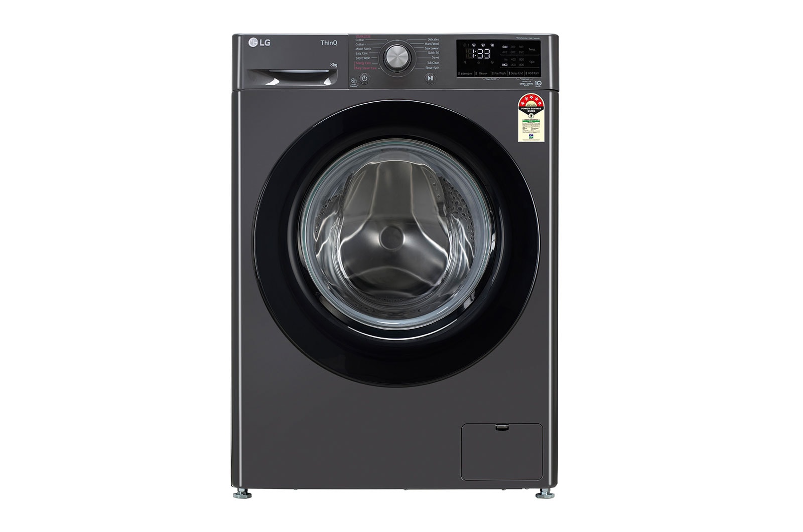 LG FHV1408Z2M Front Loading Washing Machines front view
