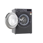 LG 8Kg Front Load Washing Machine, AI Direct Drive? , Steam, Middle Black, FHV1408Z2M