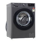 LG 8Kg Front Load Washing Machine, AI Direct Drive? , Steam, Middle Black, FHV1408Z2M