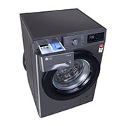 LG 8Kg Front Load Washing Machine, AI Direct Drive? , Steam, Middle Black, FHV1408Z2M