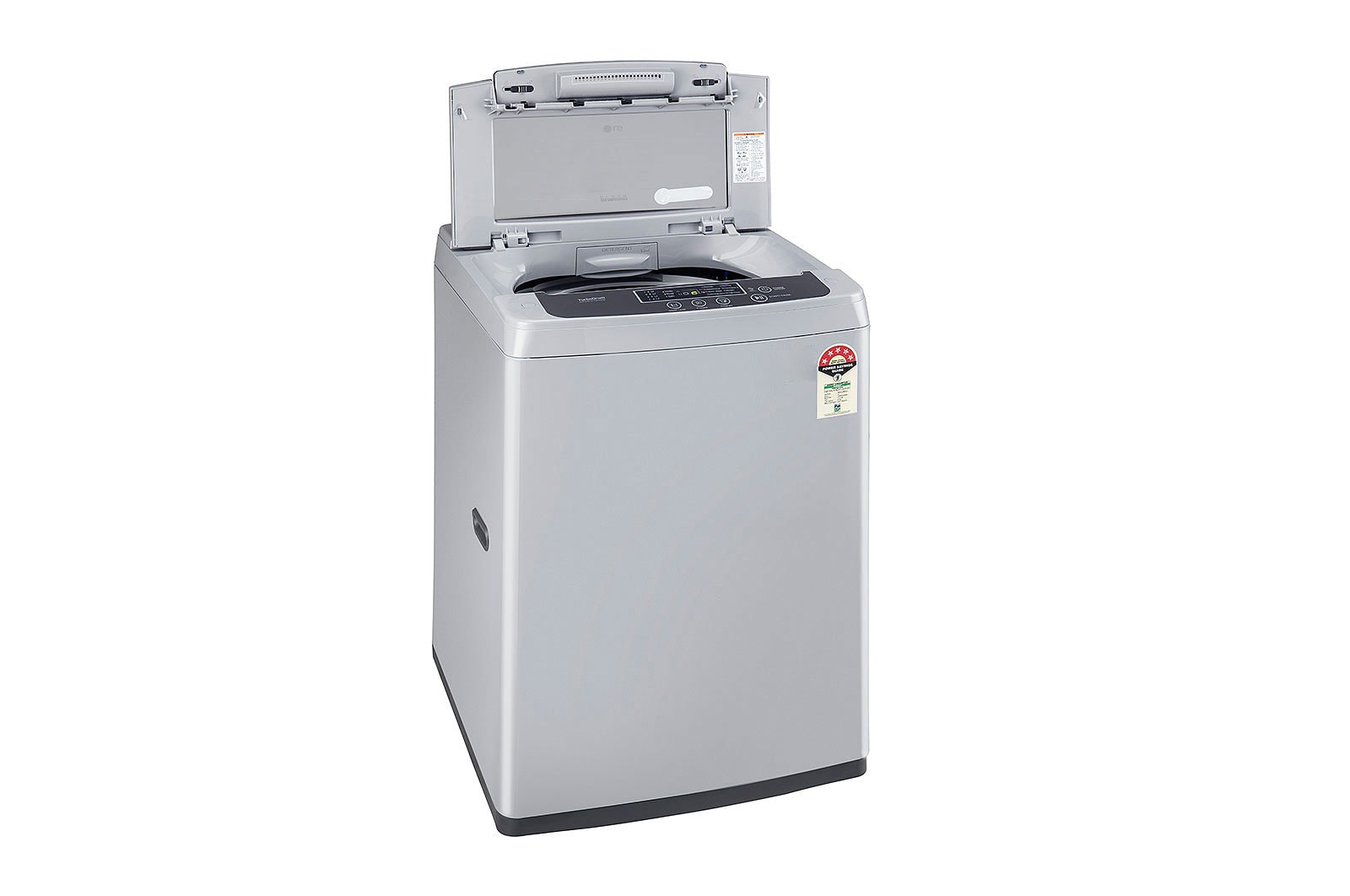 LG 6.5Kg Top Load Washing Machine, Smart Inverter Motor, Middle Free Silver?, T65SKSF4Z