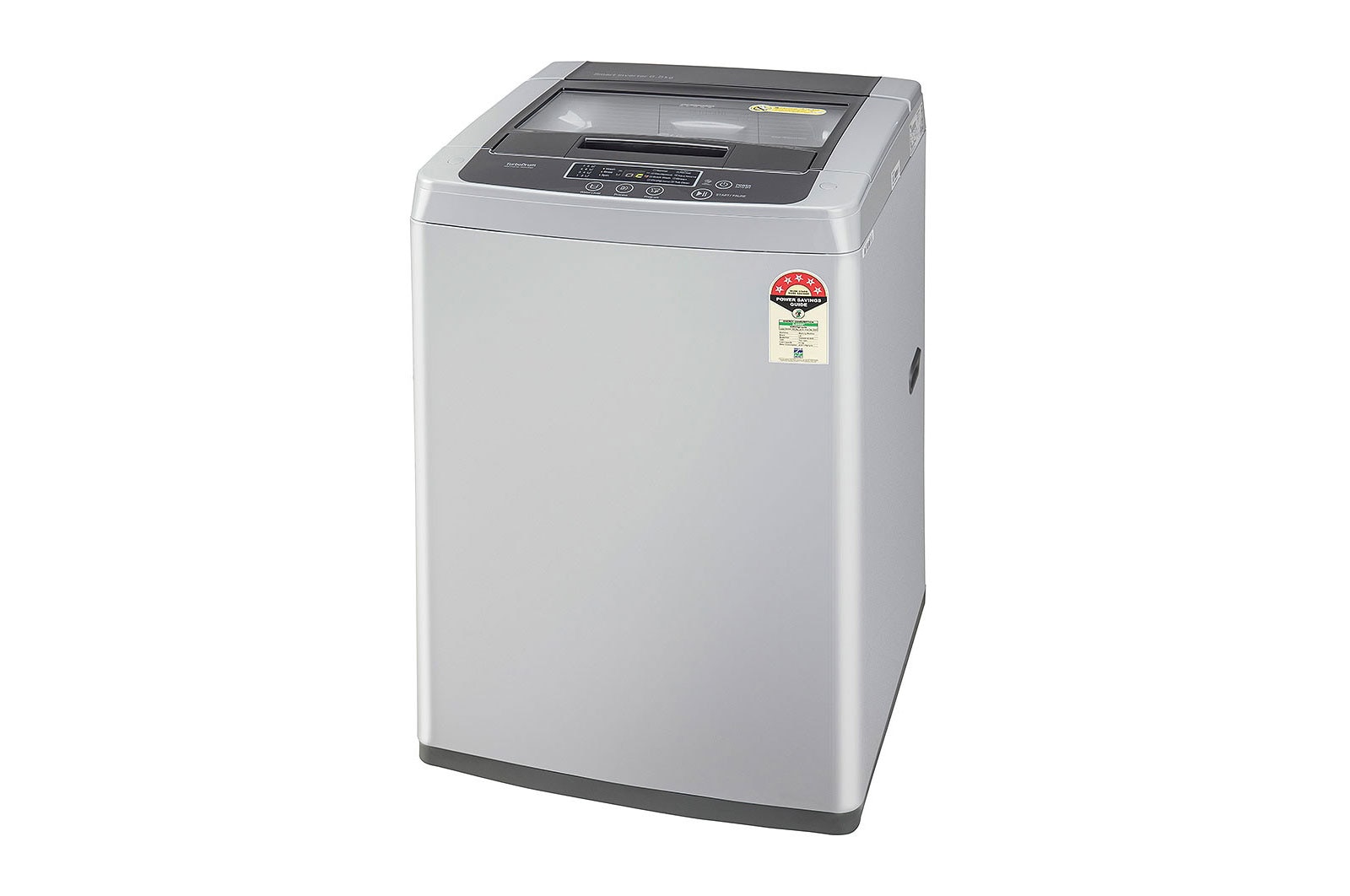 LG 6.5Kg Top Load Washing Machine, Smart Inverter Motor, Middle Free Silver?, T65SKSF4Z