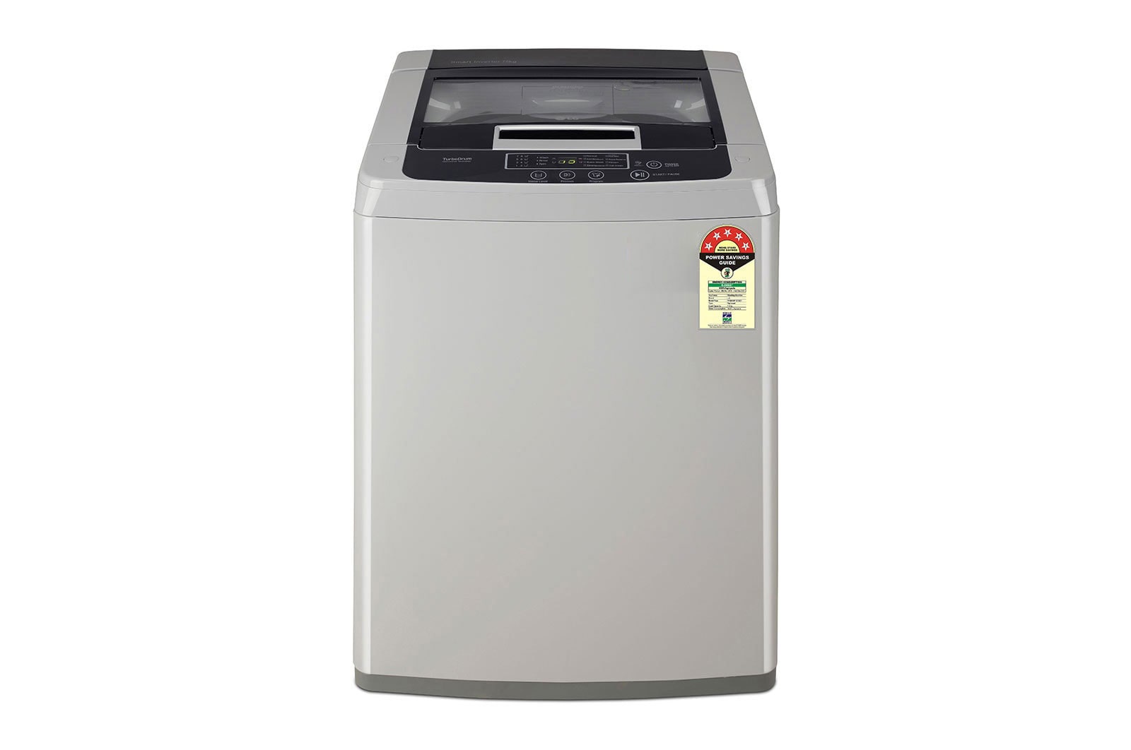 LG T75SKSF1Z top loading washing machine front view
