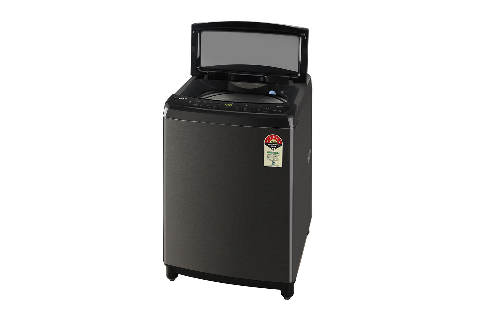 LG 10Kg Top Load Washing Machine, AI Direct Drive?, Platinum Black, THD10SWP