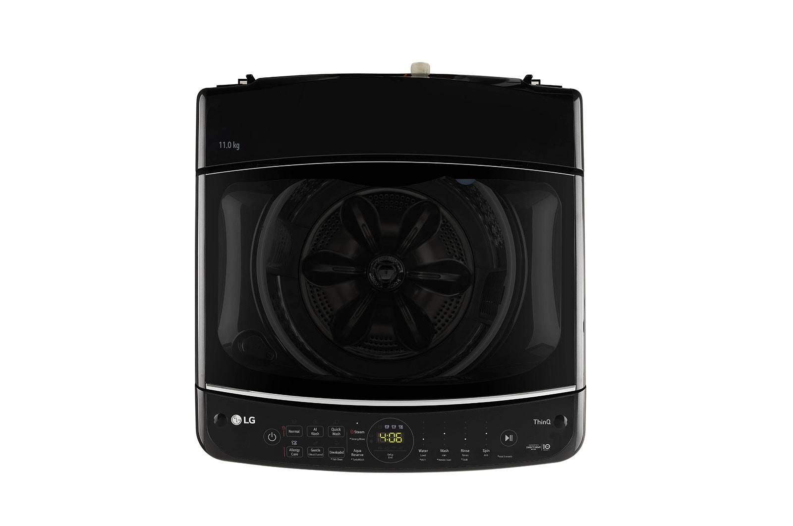 LG 11Kg Top Load Washing Machine, AI Direct Drive?, Platinum Black, THD11SWP