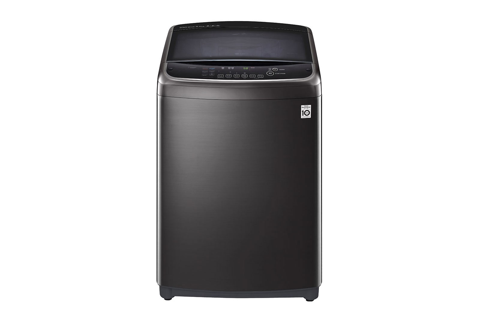LG THD18STB Top Loading Washing Machines front view