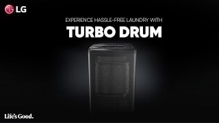 LG 8Kg Top Load Washing Machine, AI Direct Drive?, Middle Black, play video, THD08SWM, thumbnail 2