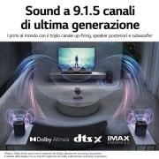 LG Offerta Bundle: TV OLED evo Serie C3 55'' 4K, α9 Gen6 + Soundbar S95QR I 810W 9.1.5 canali, OLED55C35LA.S95QR