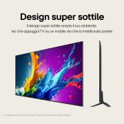 Design super sottile tv 43QNED80T6A.API