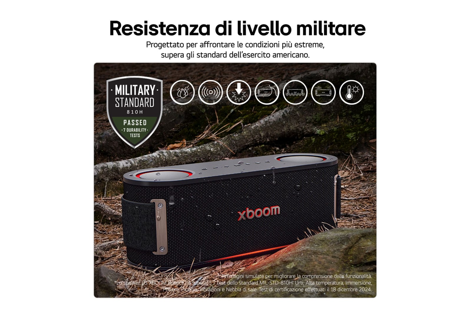 Caratteristica Resistenza di livello militare