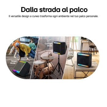Caratteristica Dalla strada al palco