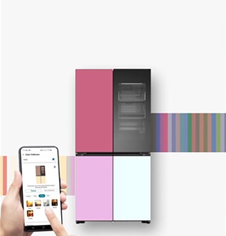 Immagini del prodotto e dell'app ThinQ