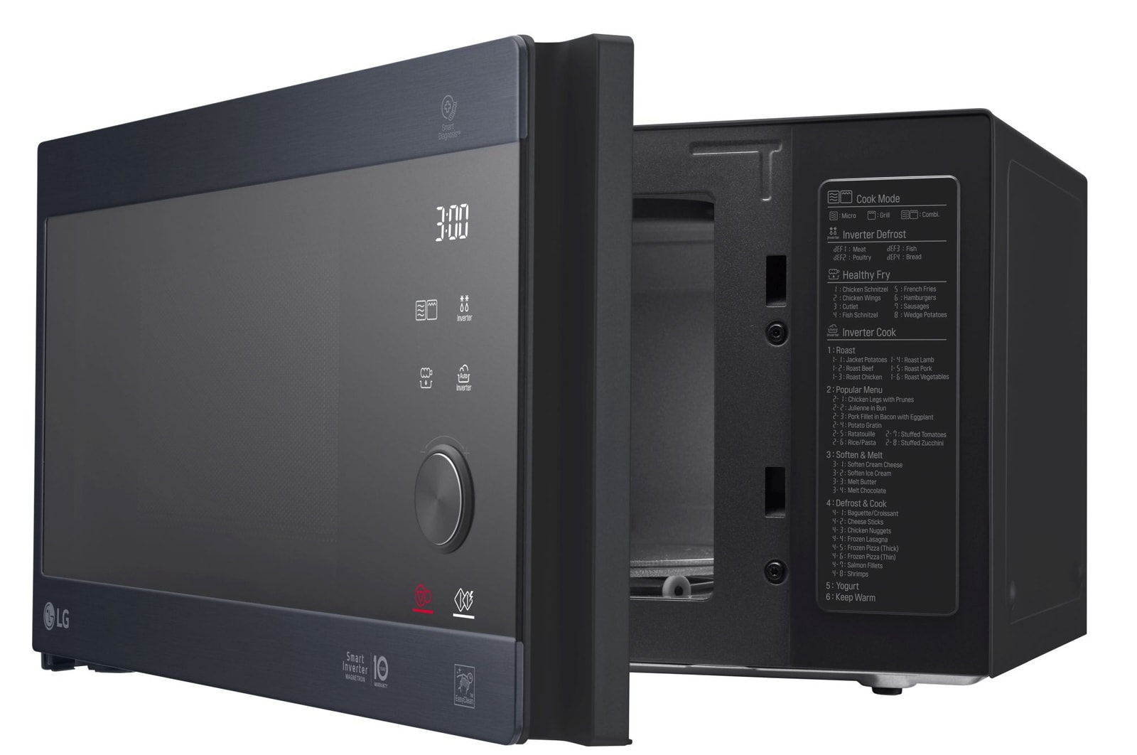 LG Offerta Kit Esclusivo: Frigorifero Side-by-Side InstaView Classe D, 635L + Microonde NeoChef 25 litri, potenza 1000W, GSGV80PYLD.MH6565