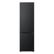 Vista frontale di Frigorifero combinato | Classe B, 387L | Porte piatte, Metal Fresh, Door&amp;Linear Cooling, Fresh Balancer &amp; Converter | Nero GBV7280BEV