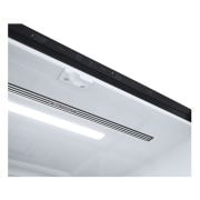 Dettaglio della bocchetta di ventilazione DoorCooling+ e del display