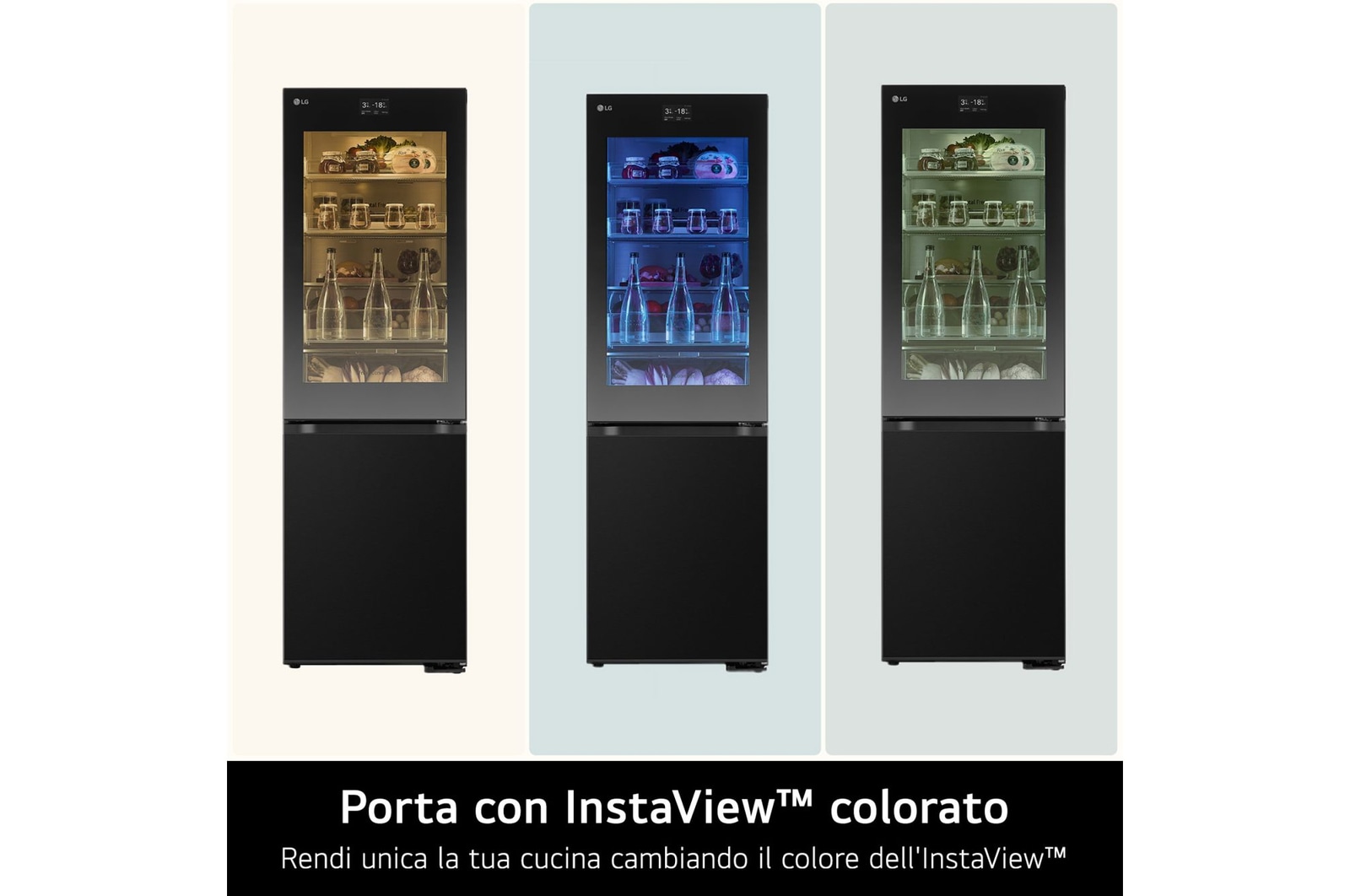 Caratteristica Porte con pannelli luminosi