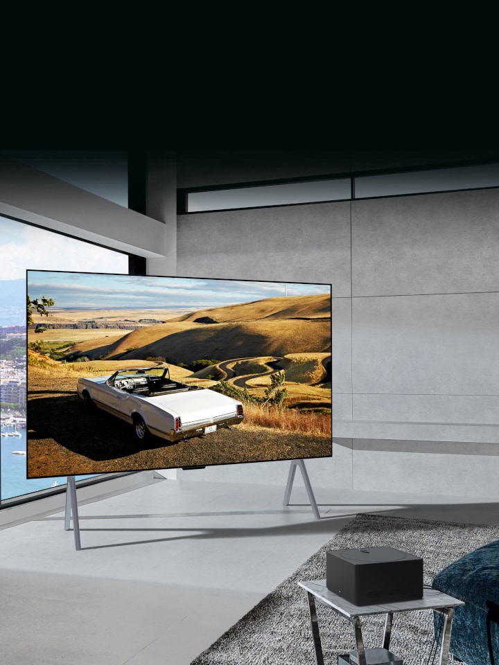Banner per i prodotti LG Signature.