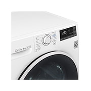 LG Asciugatrice Smart DUAL Inverter Heat Pump? Eco Hybrid? 8 Kg , RC80U2AV4Q