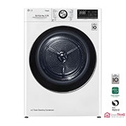 Foto frontale dell'asciugatrice LG RC90V9AV2W