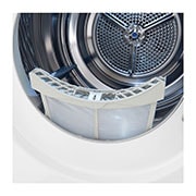LG Asciugatrice 9kg a Pompa Di Calore condensatore autopulente Classe C Bianca, RH90V9AVHN