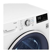 LG Asciugatrice 9kg a Pompa Di Calore condensatore autopulente Classe C Bianca, RH90V9AVHN
