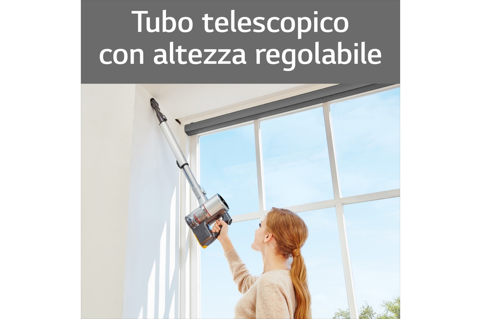 LG Aspirapolvere Senza Fili 200W CordZero? 2 spazzole 2 accessori Argento, A9K-CORE1S
