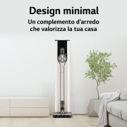 LG CordZero? All-in-One A9T | Aspirapolvere Kompressor? 200 W, 120 min | Auto-svuotamento, 4 spazzole + 2 accessori, Wi-Fi | Beige, A9T-ULTRA1C