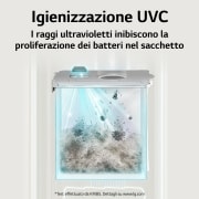 LG CordZero? All-in-One A9T | Aspirapolvere Kompressor? 200 W, 120 min | Auto-svuotamento, 4 spazzole + 2 accessori, Wi-Fi | Beige, A9T-ULTRA1C